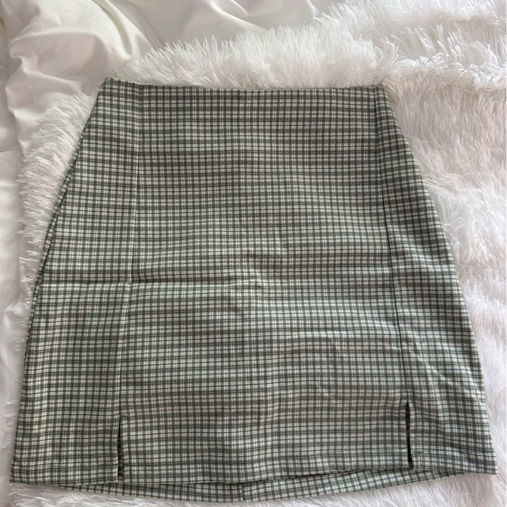 Brandy Melville Green and Mini Skirt